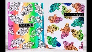 Water Media Mat & Acrylic Paint Mono Printing