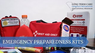 Emergency Preparedness Kits for Long Term Care