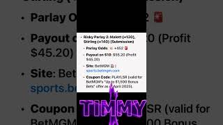 Timmy Early bird - make the bet - kunath, mmaexpert, money line #youtube #ufc #mma #like #make #bet