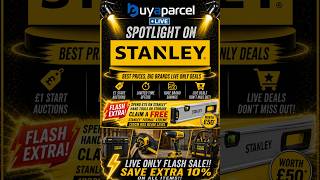 Buyaparcel eBay LIVE Spotlight on Stanley | £1 Auctions | FREE Level £75 Spend!