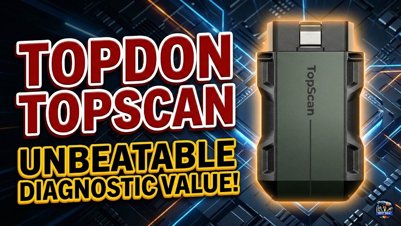 Обзор Topdon TopScan: Превратите свой телефон в профессиональный OBD2-сканер! (2026)