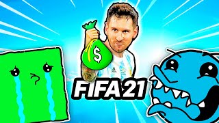 FIFA 21 pero COMPRAMOS ARGENTINA 💰🇦🇷⚽ | Cuadradito y Circulito