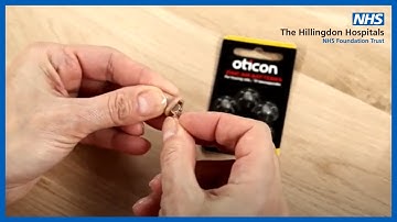 How to change battery CIC hearing aid