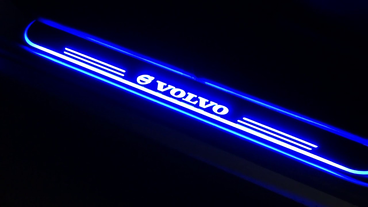 VOLVO kompatibles Auto Aufkleber LED Willkommen Pedal