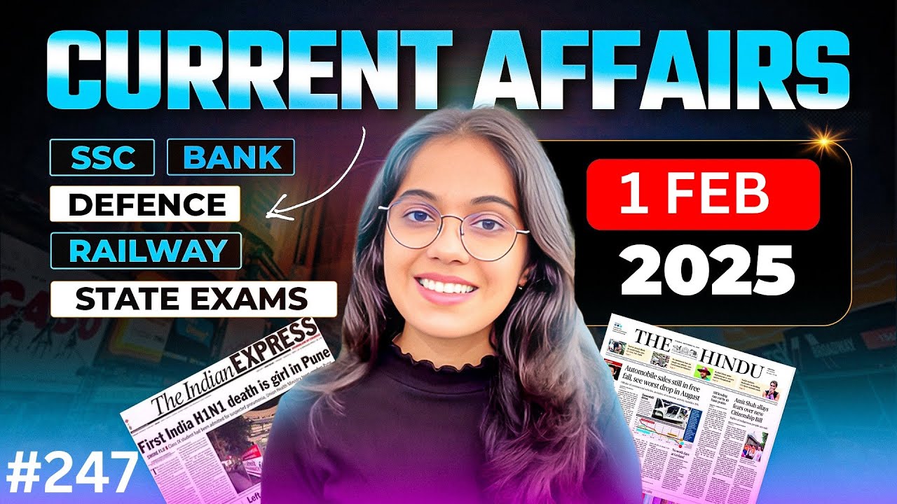 1 February 2025 Current Affairs I Daily Current Affairs I Current ...