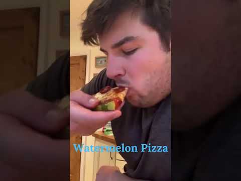 Man makes watermelon pizza in viral video. Dominos Australia tries the recipe