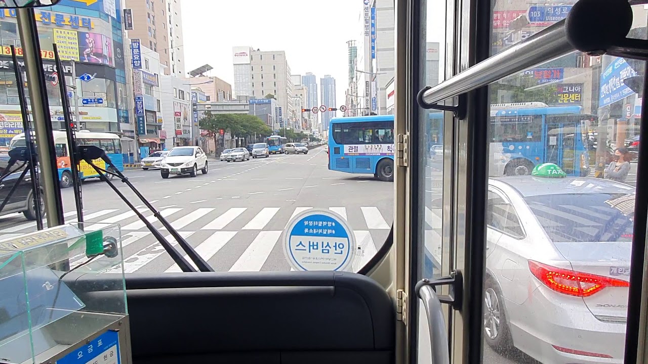 부산 삼진여객 121번 만덕역~북구보건소인도네시아센터 주행영상