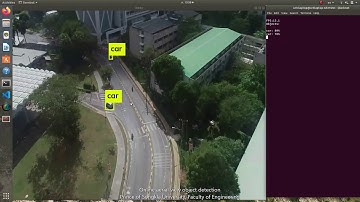 Online aerial view object detection
