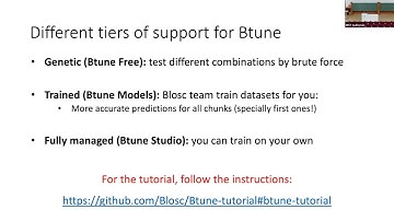 Tutorial: Use of Btune for finding best codecs/filters for Blosc2 - Francesc Alted, Blosc project