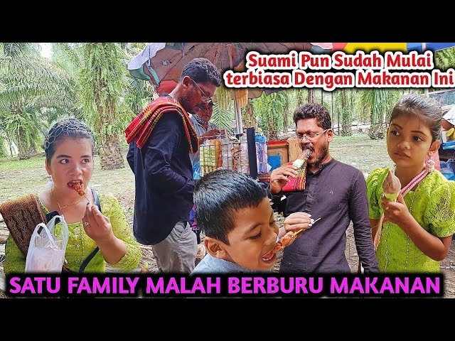 Satu Family Mencoba Semua Jenis Makanan Yang Ada Di Pesta Kenduri class=