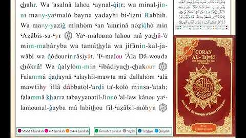 ختمة من مصحف التجويد باللغة الفرنسية الصفحة رقم 429