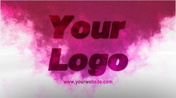 Make Colorful Smoke Logo Reveal Video with After Effects template - MakeWebVideo.com