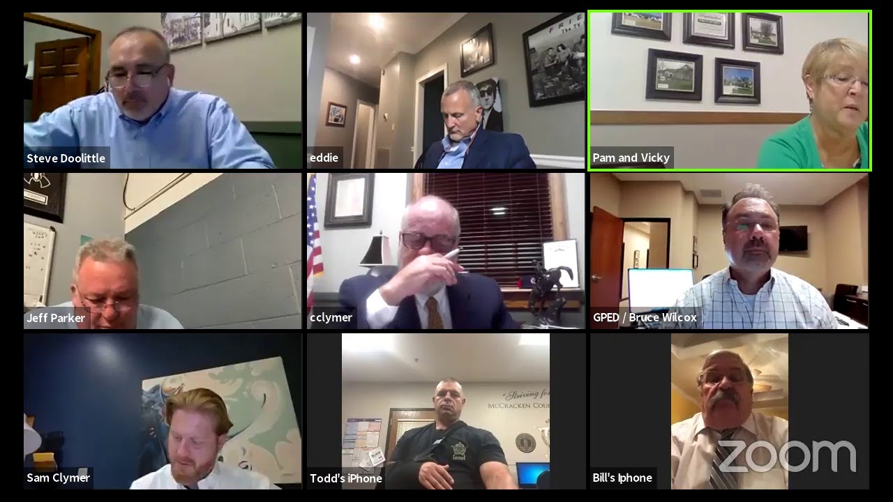 Fiscal Court Zoom Meeting YouTube