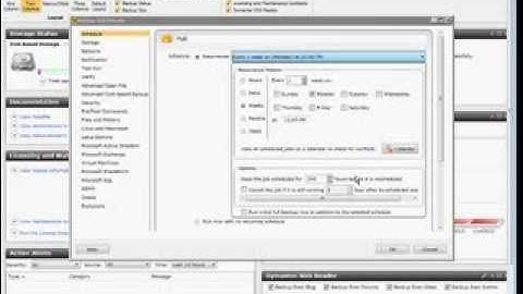 How to change the scheduled job defaults in Backup Exec 2012