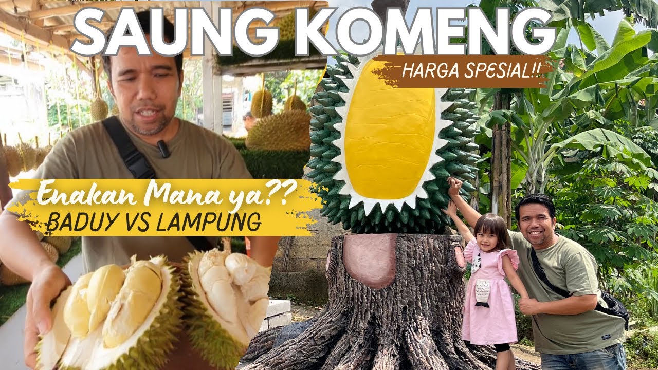 🔥✨REVIEW DURIAN BADUY VS LAMPUNG DI SAUNG KOMENG BOGOR‼️ENAK⁉️WOW DAPAT HARGA SPESIAL & VOUCHER ‼️🤩