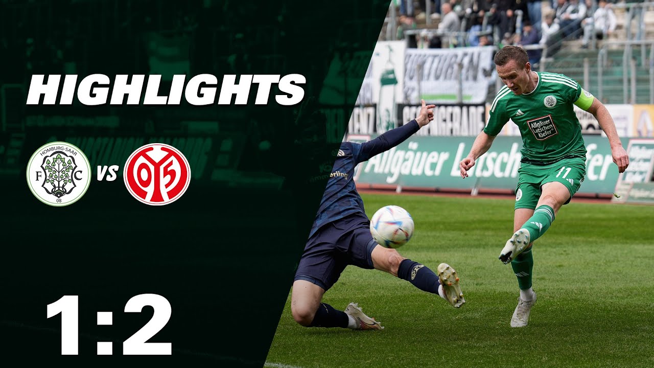 Wenig zugelassen und dennoch 2 Tore kassiert. I Highlights von FC 08 Homburg - 1. FSV Mainz 05 II