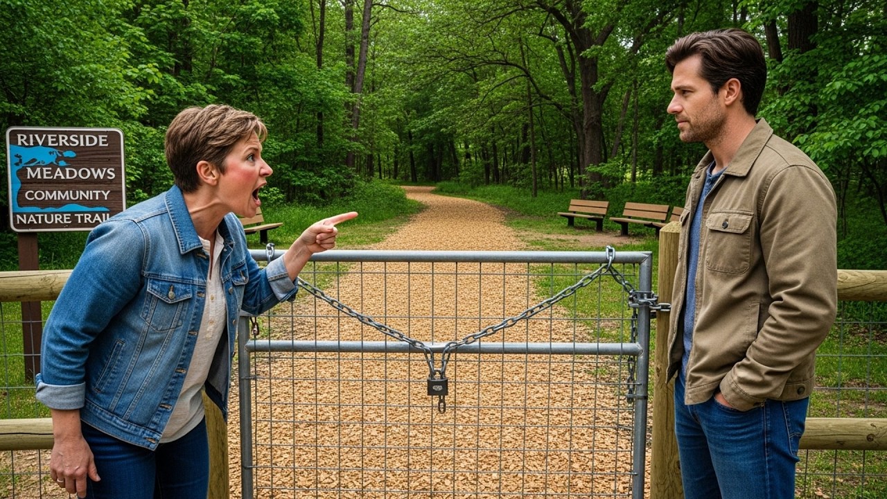 HOA's Walking Trail Runs Through My Inherited Woods, I Gated It And They Lost Their Path