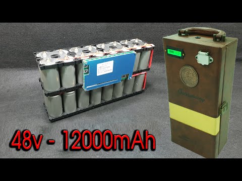 Video Hướng Dẫn Đóng Khối Pin 48v 12000mAh với Pin Sắt 32650... - youtube
