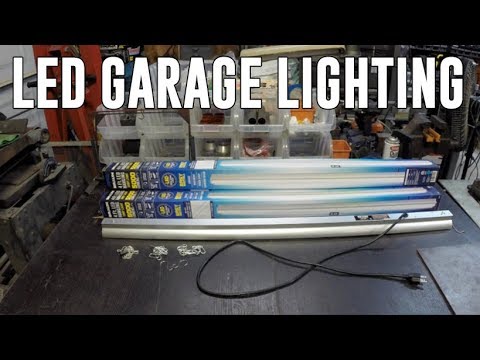 Garage Lighting Upgrade - Harbor Freight LED Shop Lights
