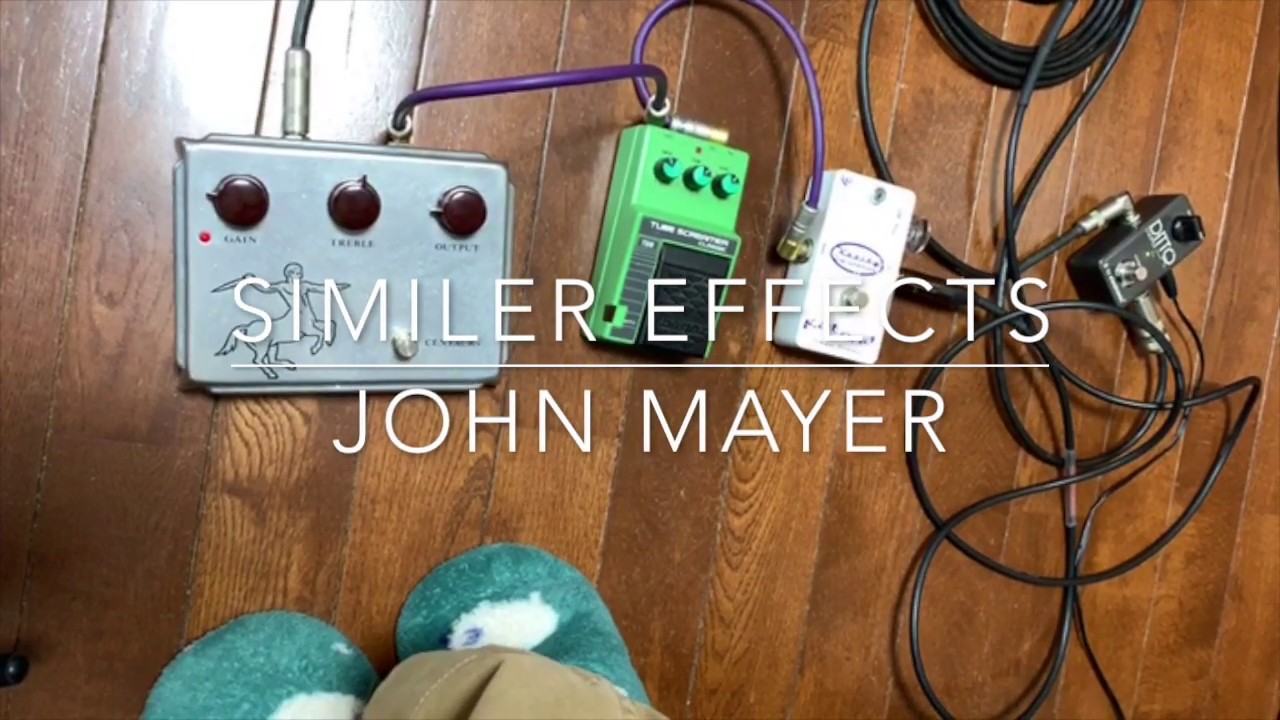 【音作り】♯1 Like John Mayer effects - YouTube