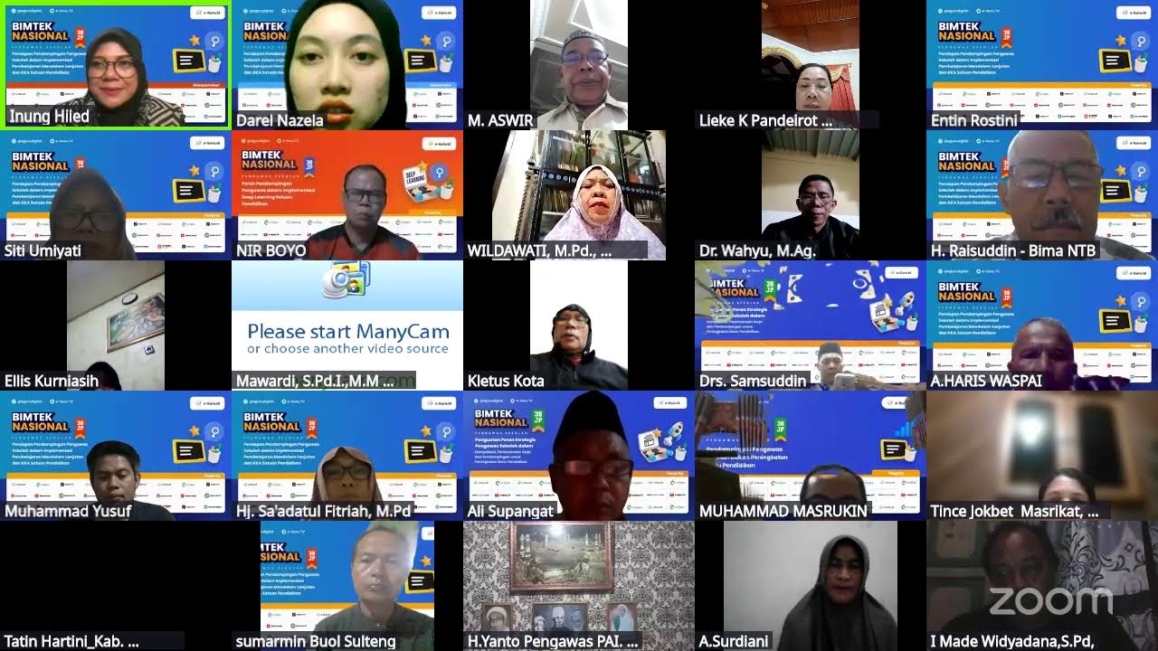 #1 BIMTEK: Persiapan Pendampingan Pengawas Sekolah dalam Implementasi Pembelajaran Mendalam & KKA SP