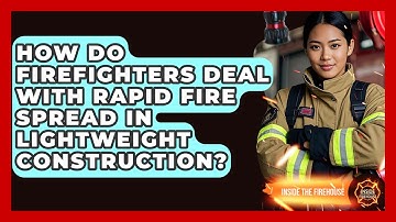 How Do Firefighters Deal With Rapid Fire Spread In Lightweight Construction? - Inside the Firehouse