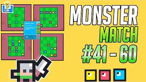 Fancade Monster Match Level 41-60 | World 24 | Android Gameplay