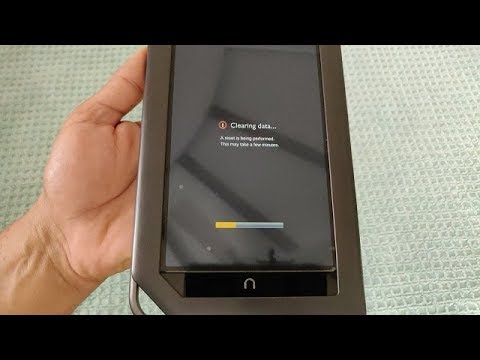 NOOK Color Hard Reset (if You Forgot Password)