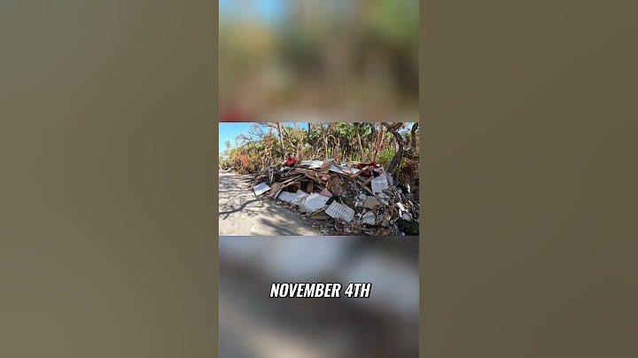 Hurricane Aftermath: Unbelievable Trash Still Lingers
