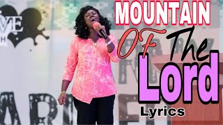 Video thumbnail of "LP AIDA MOUNTAIN OF THE LORD LYRICS | FIRST LOVE MUSIC LYRICS | AIDA LYRICS"