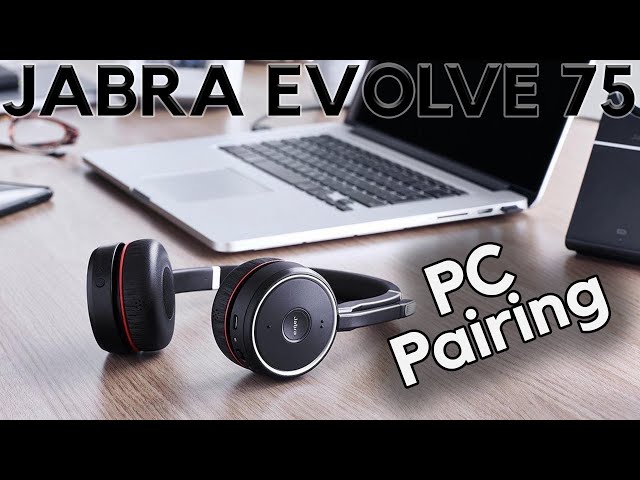 Pairing Jabra Evolve 75 Headphones to PC, Laptop, and Mac | Pairing Tutorial