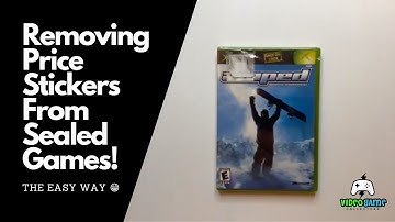 How To Remove Price Stickers On Sealed Video Games & Clean Them! - Video Game Collectors Special!