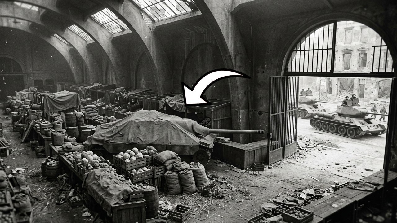 32 T-34 kämmten Breslau vier Tage — der Hetzer stand in der Markthalle