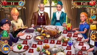 Clockmaker - Match 3 Mystery Game - Thanksgiving - Bonus Level 1 - 5 - Gameplay