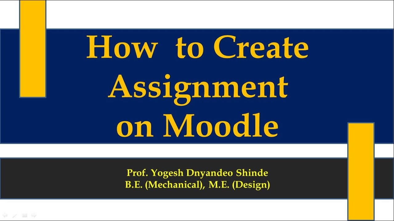 moodle video assignment
