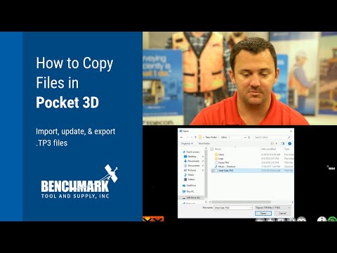 How to Copy Files in Pocket 3D / Benchmark Tool & Supply