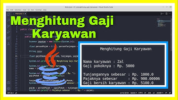 Program untuk Menghitung Gaji Karyawan Sederhana | Java