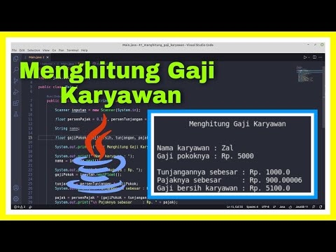 Program untuk Menghitung Gaji Karyawan Sederhana | Java