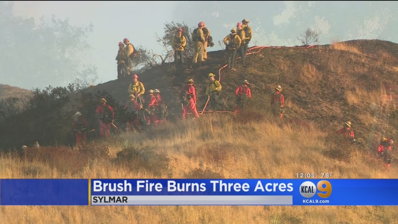 Firefighters Quickly Contain 3-Acre Sylmar Brush Fire