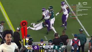 FlightReacts To Minnesota Vikings vs. Philadelphia Eagles | 2023 Week 2 Game Highlights!