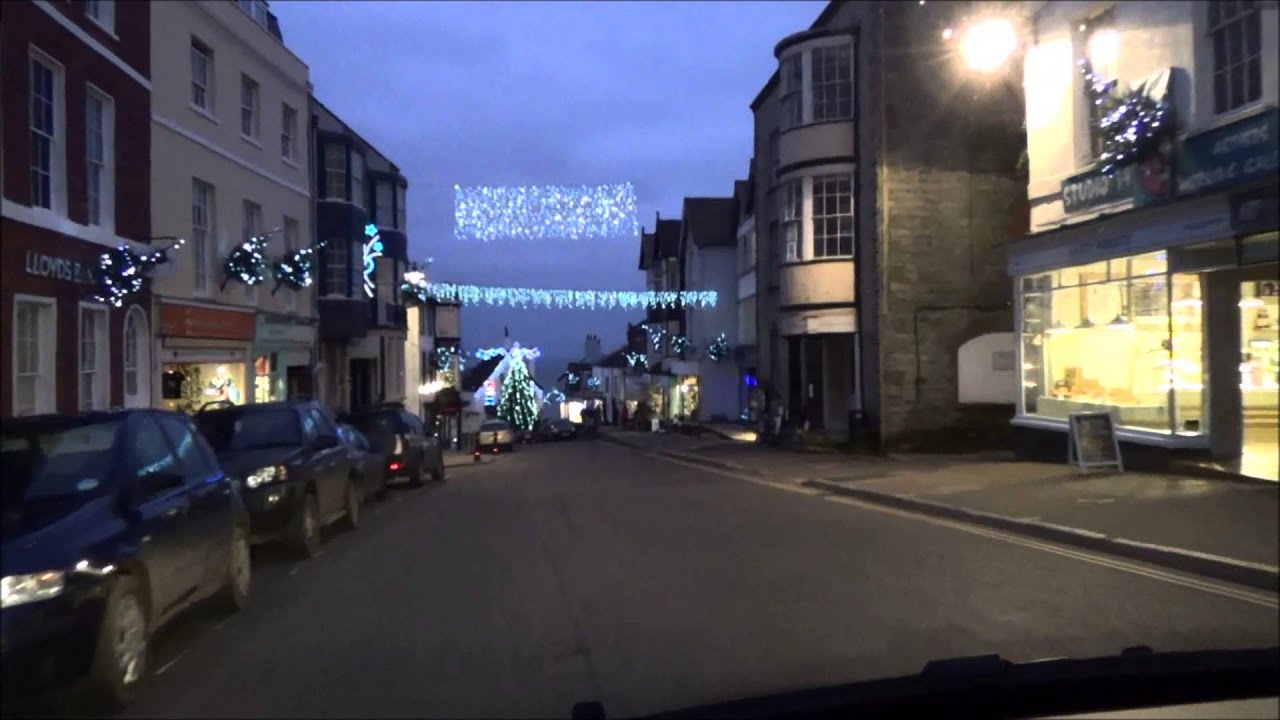Lyme Regis Christmas lights 2014. YouTube