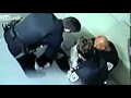 Cop pushes woman leaves woman face bloodied