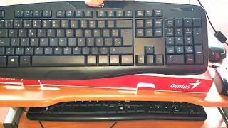 Genius Kb 8000x- Kits -Mouse y Keyboard unbox and review