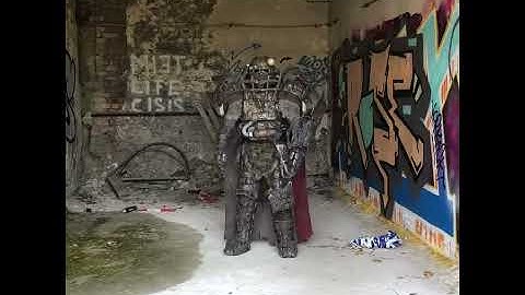 T60 Fallout power armor cosplay raider edition