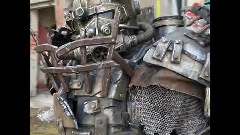 T60 Fallout power armor cosplay raider edition