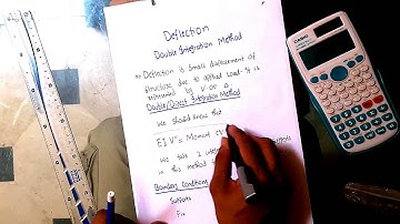 Deflection by Double integration Method