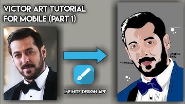How to make Victor art full tutorial [ in infinite design app ]