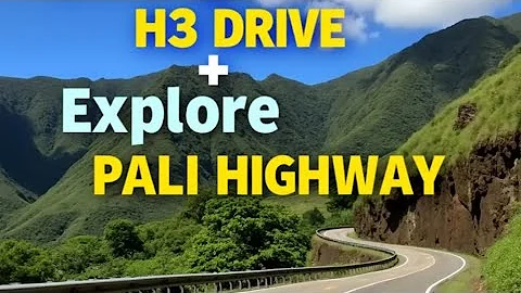 Scenic Drive on H3 & Pali Highway | Breathtaking Oahu Views in 4K