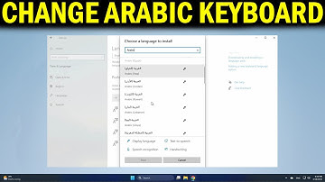 How To Change to Arabic Keyboard in Windows 10