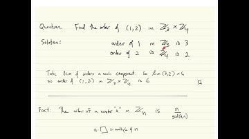 11.1 finitely generated abelian groups